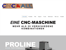 Tablet Screenshot of cnc4all.at